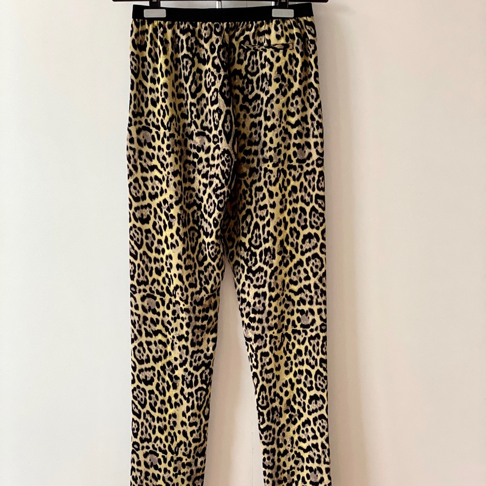 BCBGMAXAZRIA Leopard Print Slacks, Size XXS
